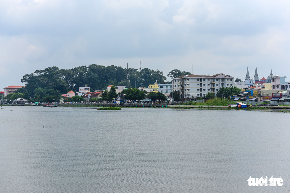 A view of Thuan An City in Binh Duong Province, Vietnam is seen from a boat is seen in this undated file photo. Photo: Quang Dinh / Tuoi Tre