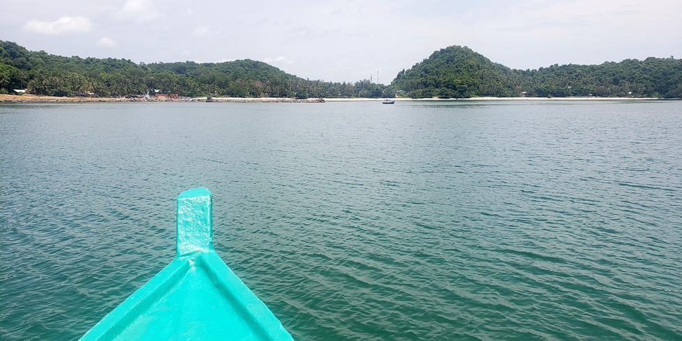 The Hai Tac archipelago off Ha Tien City in Kien Giang Province, located Vietnam’s Mekong Delta, boasts green-covered islets and stunning beaches. Photo: Gia Tien / Tuoi Tre