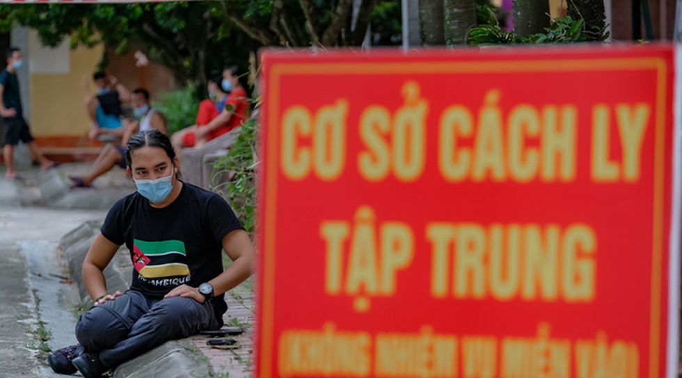 Tran Dang Dang Khoa at the quarantine zone in the northern province of Hung Yen on June 17, 20202. Photo: Nam Tran/ Tuoi Tre