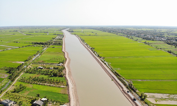 Ba Tri Reservoir in Ben Tre Province is one of Vietnam’s works aimed at responding to climate change. Photo: M.Tr. / Tuoi Tre